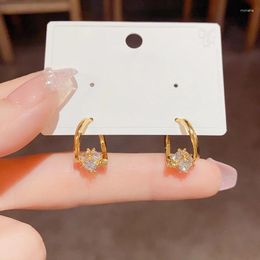 Hoop Earrings Elegant Exquisite Women Trend Fashion Geometric Jewelry Personality Wedding Party Gifts Unique Accessories QD084