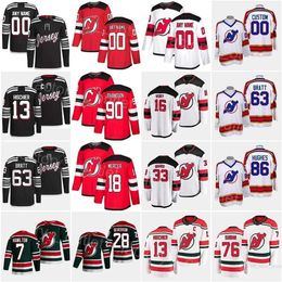 Outfit New Jersey Hockey Devils 7 Dougie Hamilton Jersey 18 Dawson Mercer 28 Damon Severson 90 Tomas Tatar 63 Jesper Bratt Jack Hughes Ni