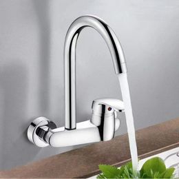Kitchen Faucets Brass Wall Mounted Cold Water Faucet Sink Mixer Balcony Washing Mop Basin Bibcock Universal Tap Plumbing Accessories