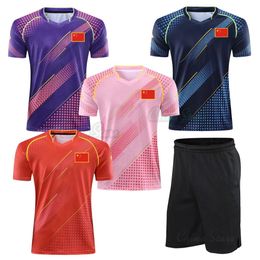 Skirts China Table Tennis Game Uniforms Men Women Ping Pong Jerseys Kits Girls Boys PingPong Shirt Shorts Children Tennis Clothing