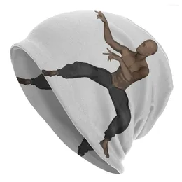 Berets Bonnet Hats Summer Adult Men's Knit Hat Karate Kyokushinkai Fans Sticker Casquette Funny Graphic Unisex Skullies Beanies Caps