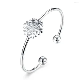 Bangle 925 Sterling Silver Fashion Bracelet Bangles High Jewelry Gift LKNSPCB266