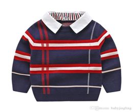 Kids Pullover Sweater shirt Autumn Winter Brand Sweater Coat Jacket For Toddle Baby Boy Sweaters 2 3 4 5 6 7 Year boys Clothes6192220