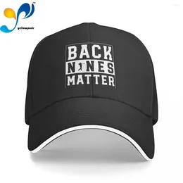 Ball Caps Unisex Cotton Cap For Women Men Back Nines Matter Fashion Baseball Adjustable Outdoor Streetwear Hat