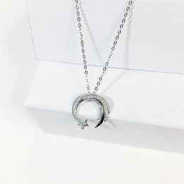 Solid 925 Sterling Silver Meteor Garden Moon Star Pendant Necklace 2 85grams J1907112393