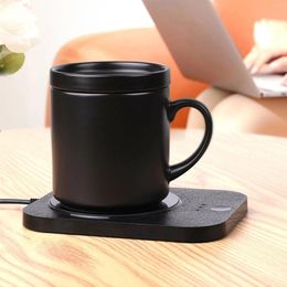 Mugs Coffee Mug Warmer & Set Self Heating With Wireless Smart Charging Lid 12oz For Cute Glasses Cups