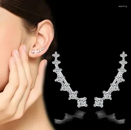 Backs Earrings Crystal Clip Ear Cuff Stud Women Wrap Earring For Cartilage Piercing Jewellery Clips