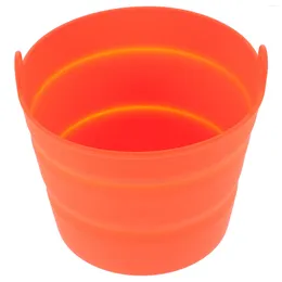 Take Out Containers Foldable Oil Bucket Inner Folding Silicone Grill Reusable