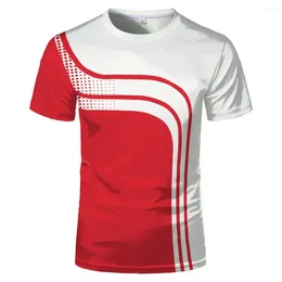 Men's T Shirts Online 3D Sports Print T-shirt For Men Summer Fashion Breathable Explosion Short Sleeve T-shirts Trend Handsome Tshirt