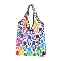 Shopping Bags Large Reusable OTOMI COLORFUL PATTERN Grocery Recycle Foldable Eco-Friendly Bag Washable Waterproof