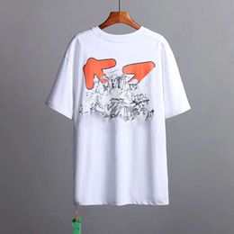 Offs Designers T-shirts Brand Luxury Mens t Shirts Tops Tees Men Women Offwhites Casual T-shirt Summer Classic Tshirts Back Paint Arrows White Short Sleeve Tshirt 7975