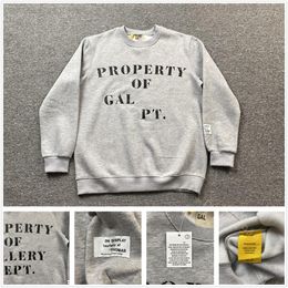 Gallary Dept Brand Sweatshirt Gallery Herren Hoodies High Street Sweatshirts Alphabet Washed Distressed Splash Ink Trend Plus Size Pullover 4528