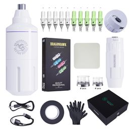 Machine Dragonhawk Series Professional Rotary Tattoo Hine Pen Wireless Battery with Permanent Makeup Needles Ink Set