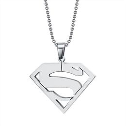Superman pendaplated superman necklaces & pendants Jewellery for men women PN-002277q