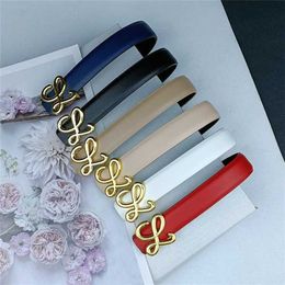 51% OFF Designer New Family Women's Belt 2.5cm Wide Fashion Casual Versatility Small and Popular Double Sided Thin Waist Seal Genuine Leather Cowhide