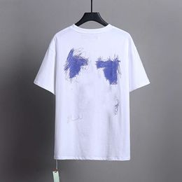 Mens t Shirts Luxury Brand Tees Designers T-shirts Offs Men Women Casual T-shirt Summer Classic Tshirts Back Paint Arrows Short Sleeve Tshirt 8wa9