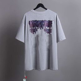 Designers Mens t Shirts Brand Offs Luxury T-shirts Men Women Offwhites Tops Tees Summer T-shirt Classic Back Paint Arrows White Short Sleeve Tshirt Casual Tshirts 3b4m