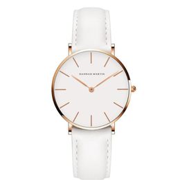 36MM Simple Design Womens Watches Accurate Quartz Ladies Watch Comfortable Leather Strap or Nylon Band Students Wristwatches2141