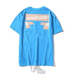 Luxury Mens t Shirts Designer Offs T-shirts Brand Tops Tees Men Women Offwhites T-shirt Summer Classics Back Paint Arrows White Short Sleeve Tshirt Casual Tshirts 16ug