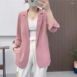 Women's Suits Over Pink Jacket Dress Outerwear Blazers Solid Female Coats And Jackets Clothing Green Long In Promotion Modern Bags