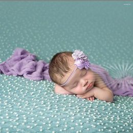 Blankets Knit Acrylic Bobble Fabric Small Ball Wraps 150x150cm Born Pography Backdrop Fotografia BABY SHOWER GIFT