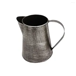 Vases Metal Farmhouse Pitcher Vase Iron Flower Pot Wedding Centrepieces For Tables With Handle
