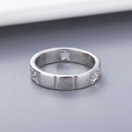 Selling Man or Woman Ring Personality Simple for Lover Ring Fashion Ring High Quality Silver Plated Rings Jewelry Supply306V