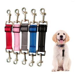 Dog Collars 5pcs Collar Clips Running Sturdy Nylon Cat Adjustable Straps Walking Double Ended Multifunctional Training Swivel