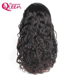 Wigs Brazilian Water Wave Lace Frontal Wig 130% Density Brazilian Virgin Human Hair Wig With Baby Hair Bleached Knot Wig Natrual Hair L