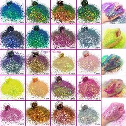 Nail Glitter 1Kg Hexagon Mix Size Changing Colour Eye Face Crafts Art Chameleon Sequins For Chunky Tumbler Epoxy Resin