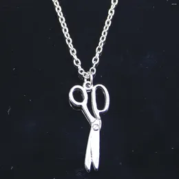 Chains 20pcs Fashion Necklace 30mm Scissor Pendants Short Long Women Men Colar Gift Jewelry Choker
