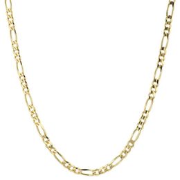 14K Yellow Gold Solid 2mm Thin Women's Figaro Chain Link Necklace 18 2625