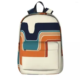 Backpack Mod Wave Space Backpacks Large Capacity Student Book Bag Shoulder Laptop Rucksack Casual Travel Children School