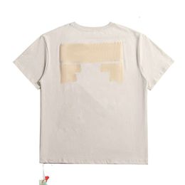 Designers T-shirts Offs Brand Luxury Mens t Shirts Tops Tees Men Women Offwhites Casual T-shirt Summer Classic Tshirts Back Paint Arrows White Short Sleeve Tshirt Lgnj