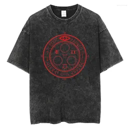 Men's T Shirts Silent Hill Halo Of The Sun T-shirt High Quality Cotton Oversized Vintage Black Short Sleeve Tees Fashion Men Women Clothes