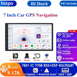 Hizpo Android Autoradio RDS 2GB 16GB Car Radio Gps Navigation Universal 7inch Stereo Wifi 2din for Nissian Toyota Carplay BT USB