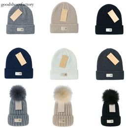 Cap Knitting Designer Caps Autumn and Winter New Wool Official Website Version 1:1 Winter Knitted Beanie Cashmere Letter Casual Hat 2024