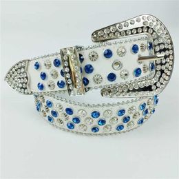 51% OFF Designer New Rivet Inlaid Diamond Explosion Flashing Men's and Women's Playing Cool Couple Belt