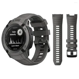 Watch Bands 26 Mm For Garmin Instinct 2X Solar - Tactical Edition Silicone Strap Watchband Replacement Accessories