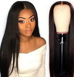 Wigs 2020 hot selling Lace Front Human Hair Wigs Density Free Part Brazilian Straight Lace Front Wigs With Baby Hair For Black Women No