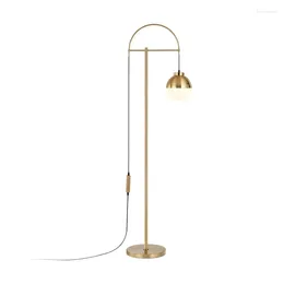 Floor Lamps Modern Gold Lamp Nordic Living Room Ins Bedroom Postmodern E27 Standing Lighting For