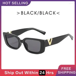 Sunglasses Comfortable Sleek Fashionable Small Frame Trendy Trend Hip Metal Hinge Protective Modern Ins