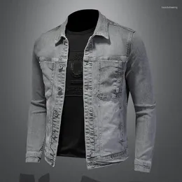 Men's Jackets Autumn Washed Classic Denim Jacket Street Handsome Trend High Retro Casual Versatile Clothing