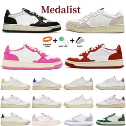 Designer Medalist Action Running Shoes Autries Platform Sneakers USA Upper Two-Tone Pink Black Golden Panda Lows Loafers Outdoor Women Men Women Trainers 35-44