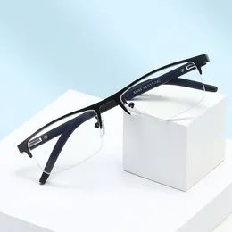 Sunglasses Fashion Anti-Blue Light Reading Glasses Women Men Half-Frame PC Frame Readers Eyewear Eye Protection Presbyopia Eyeglasses