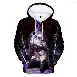 Men's Hoodies Genshin Impact Raiden Shogun 3D Print Fashion Streetwear Sportswear Harajuku Women/Men The Hooded Kids Clothes