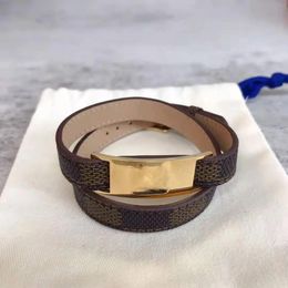 Bracelets Designer Highend brand Men's and women's Bracelets Fashion Unisex Jewellery Gold Silver Leather with box