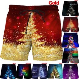 Men's Shorts Christmas 3d Printed Casual For Men With Fashionable Personality