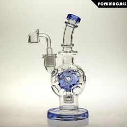 Wasserpfeifen SAML Dab Rig Wasserpfeifen 8 Zoll hohe Glaskugel FAB Bong Bohrinseln Wasserpfeife Klare weibliche Verbindungsgröße 14,4 mm PG5167