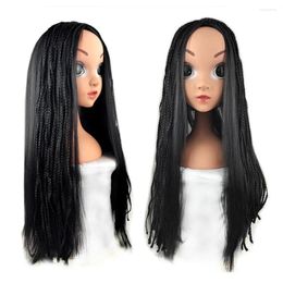 Hair Accessories Asha Cosplay Black Wigs Fantasy Costume Cartoon Princess Girls Women Adult Halloween Carnival Party Props